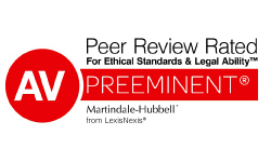 AV Peer Review Rated Preeminent